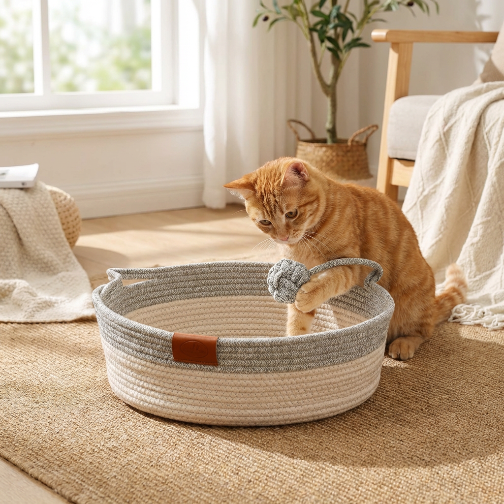 Instinct Basket - The natural territory for your indoor cat.