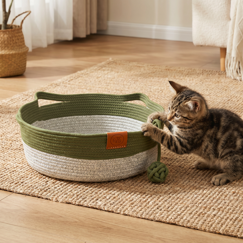 Instinct Basket - The natural territory for your indoor cat.